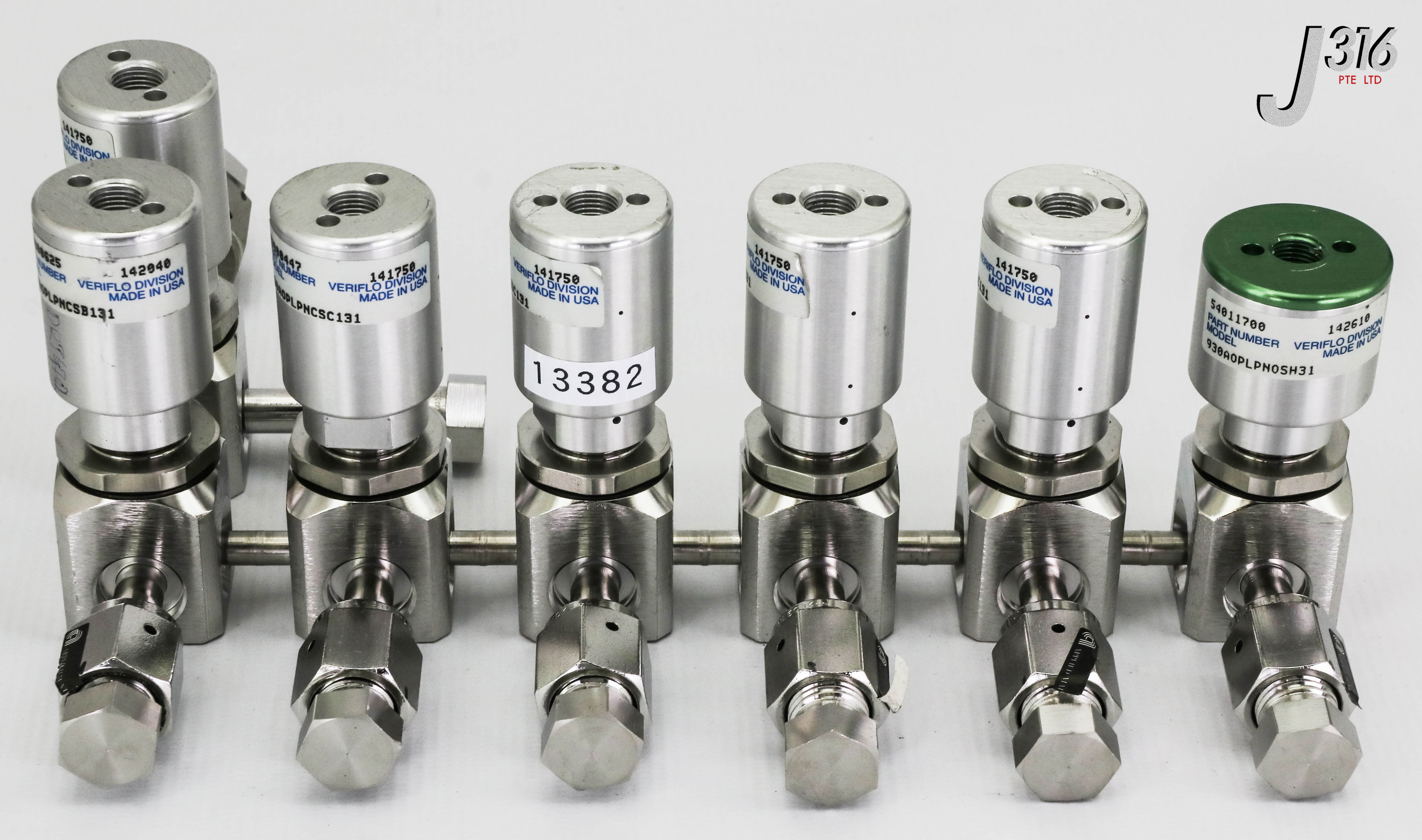 【o】 13382 APPLIED MATERIALS LINE 6 POS 1/4 OXIDIZER MNFLD 930 VERIFLO